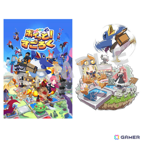 悪魔的パーティーゲーム「みんなでポイっと！プリニーすごろく」店舗特典情報が公開！プリニーのアクリルスマホスタンドやアサギの缶バッジセットなどがラインナップの画像8