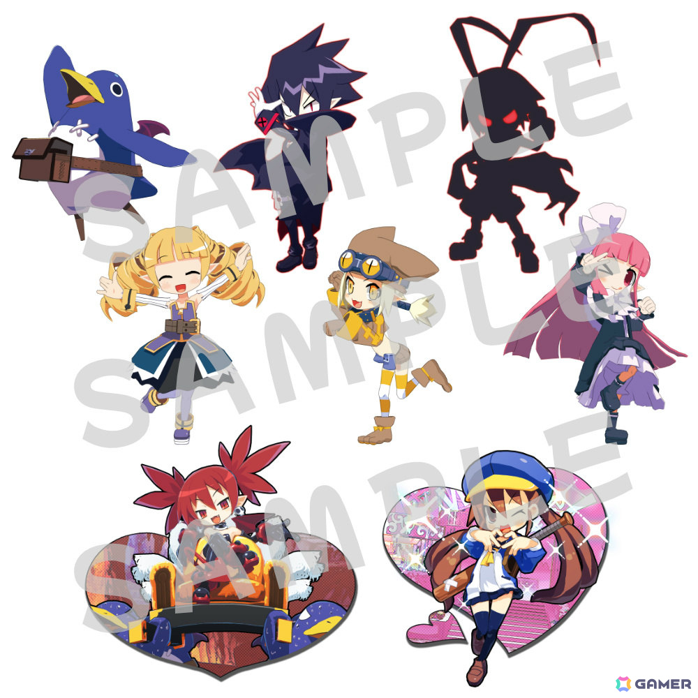 悪魔的パーティーゲーム「みんなでポイっと!プリニーすごろく」店舗特典情報が公開!プリニーのアクリルスマホスタンドやアサギの缶バッジセットなどがラインナップの画像
