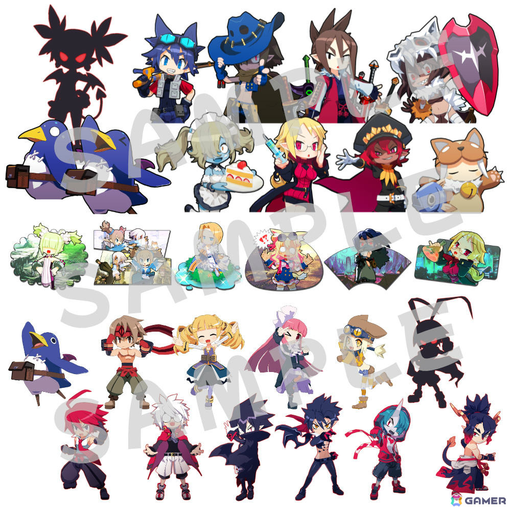 悪魔的パーティーゲーム「みんなでポイっと!プリニーすごろく」店舗特典情報が公開!プリニーのアクリルスマホスタンドやアサギの缶バッジセットなどがラインナップの画像