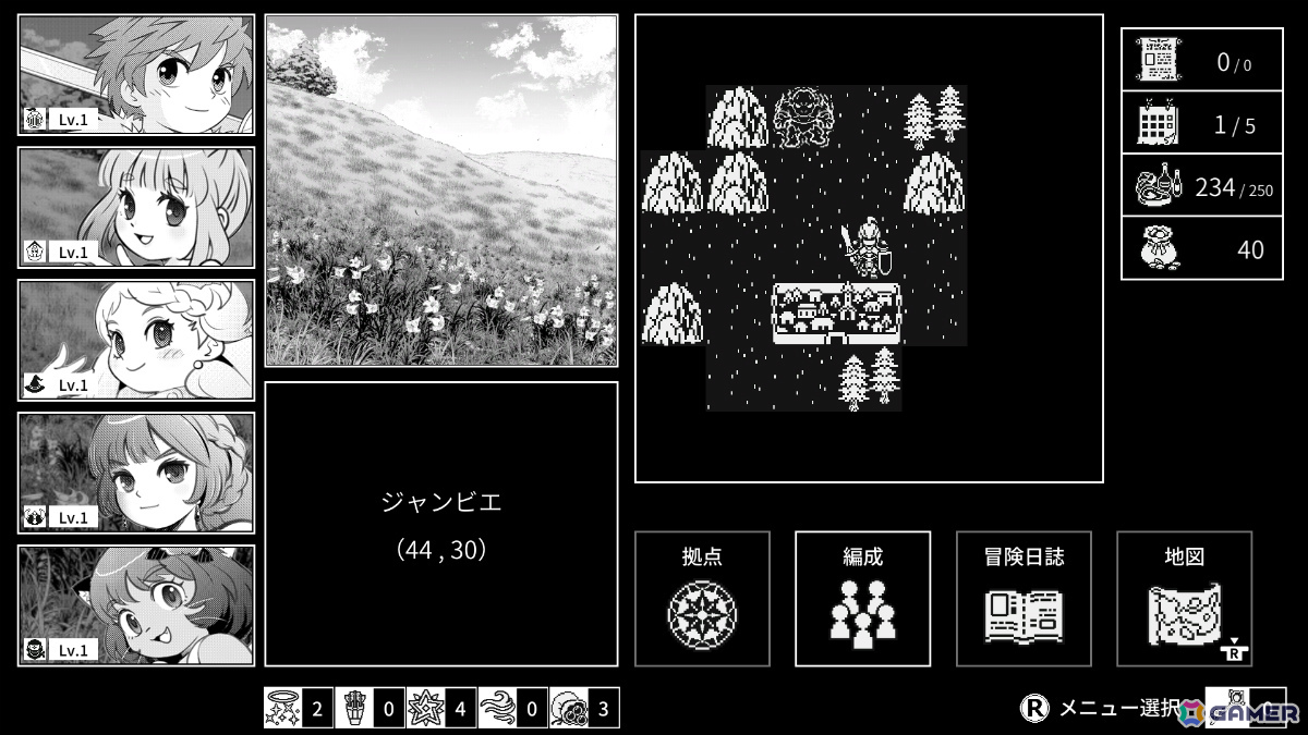 異世界召喚RPG「Monochrome Echoes - black -」早期アクセスが開始!ホワイト編が大胆にアレンジされランダムダンジョンで何回も遊べるようにの画像