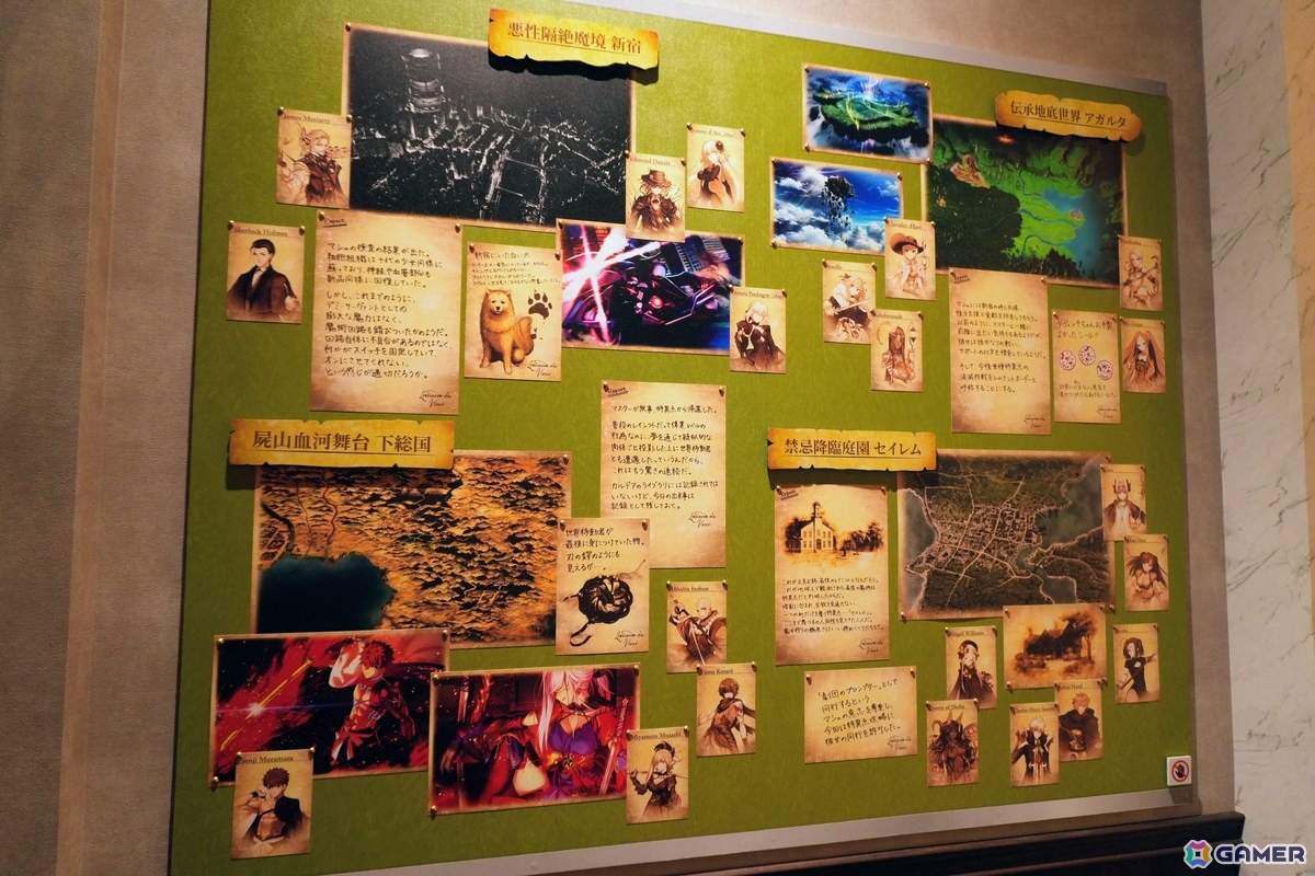 「FGO」の旅路を辿る「星見の回廊」内覧会レポート―初公開の映像に新規描き下ろし、秘蔵の制作資料までの画像