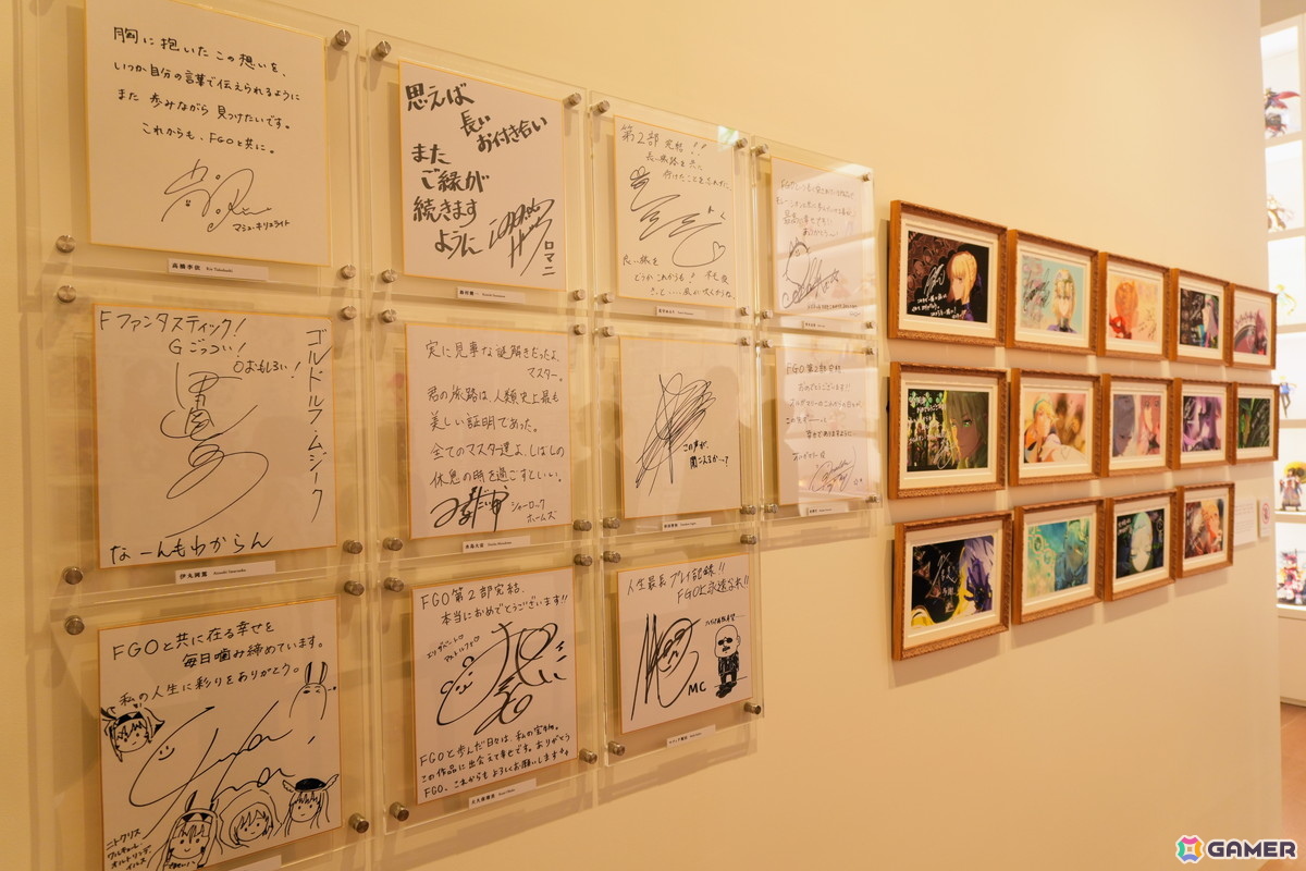 「FGO」の旅路を辿る「星見の回廊」内覧会レポート―初公開の映像に新規描き下ろし、秘蔵の制作資料までの画像