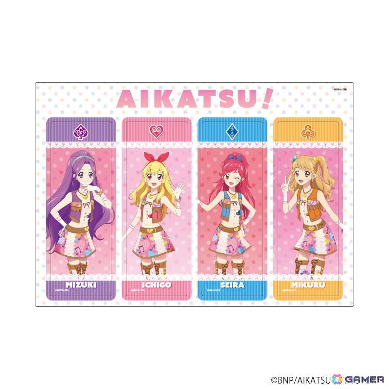 「アイカツ!」“アイカツ8”の描き下ろしイラストを使用した新作グッズがラインナップされたPOP UP SHOPが開催中!の画像