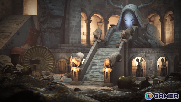 小さなネズミの大冒険を描くアクションADV「Moss: 忘れられた秘宝」が発売!VRでリリースされたシリーズ作を1本にまとめた完全版の画像