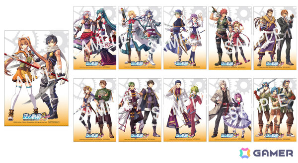 「空の軌跡 the 2nd」エステル、ヨシュアたちのタペストリーやクオーツをイメージしたガラスカラビナなどのグッズが9月17日に発売！の画像2