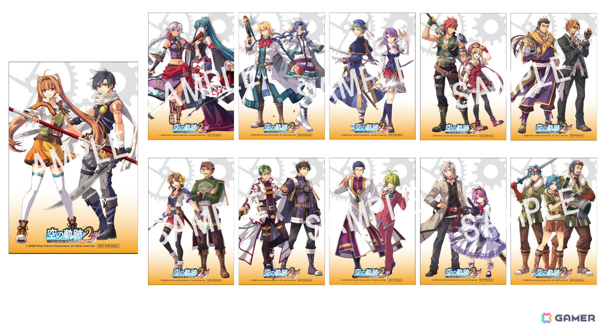 「空の軌跡 the 2nd」エステル、ヨシュアたちのタペストリーやクオーツをイメージしたガラスカラビナなどのグッズが9月17日に発売!の画像