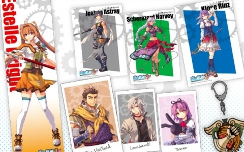 「空の軌跡 the 2nd」エステル、ヨシュアたちのタペストリーやクオーツをイメージしたガラスカラビナなどのグッズが9月17日に発売!