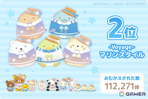 「ただいま～リラックマとすみっコとわたし～」は1周年！ぬいぐるみのお迎え数は174万体を突破、種類は422体にの画像6