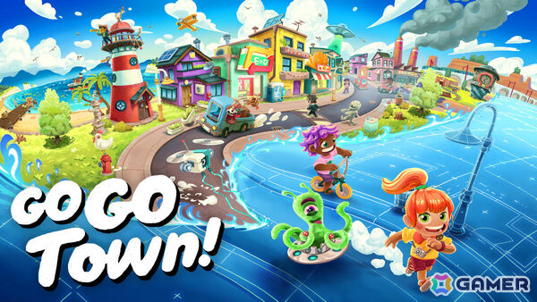 さびれた町をにぎやかな観光地へと育てていくカオスな街作りシミュレーター「Go-Go Town!」が発売！協力プレイにも対応の画像1