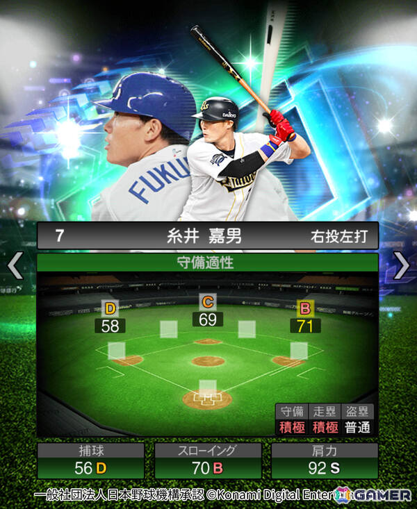 「プロスピA」福留孝介選手、糸井嘉男選手が2人の“ホンネ”を反映した能力にアップデート！記念スカウトも開催の画像6