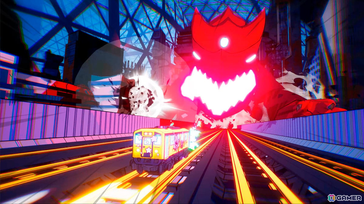 色とりどりのディストピア日本を電車で爆走するトリックアクションレースゲーム「電車アタック」がリリース！エネルギッシュなサウンドトラックも配信の画像6