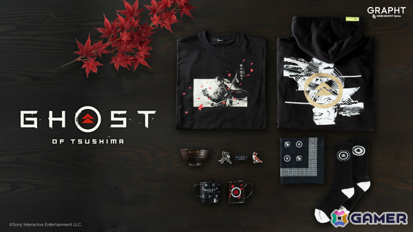 「Ghost of Tsushima」6周年にあわせて新作アパレル＆雑貨が発売！Tシャツ、パーカー、刺繍ステッカーや美濃焼の茶碗などがラインナップの画像1