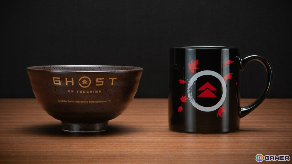 「Ghost of Tsushima」6周年にあわせて新作アパレル&雑貨が発売!Tシャツ、パーカー、刺繍ステッカーや美濃焼の茶碗などがラインナップの画像