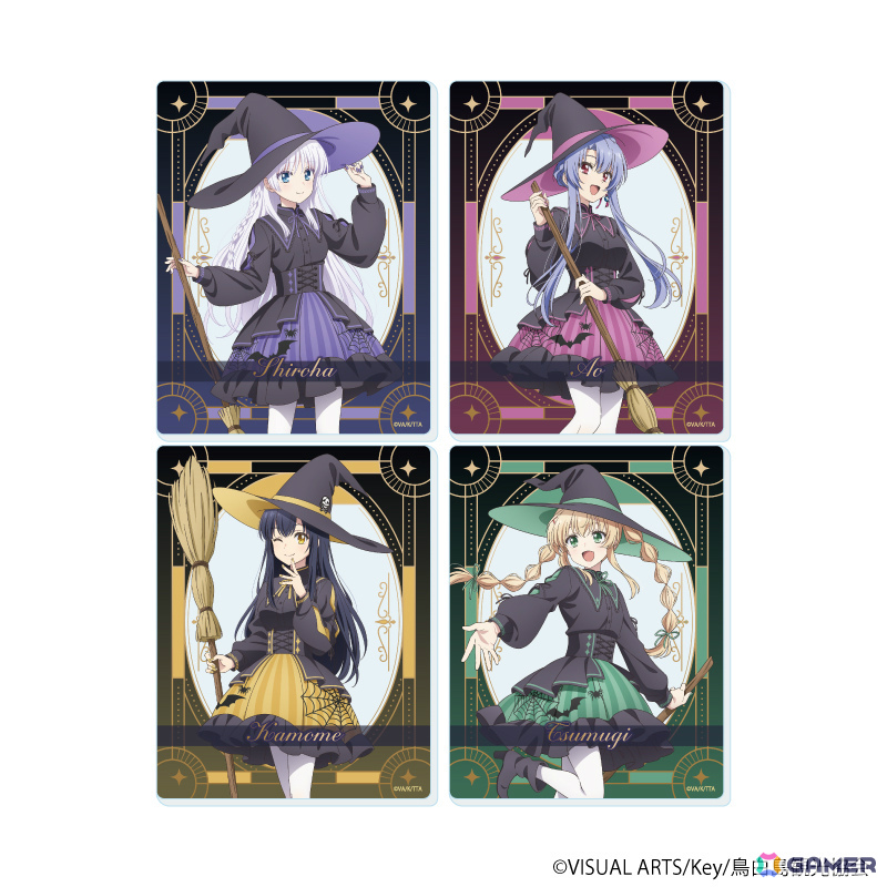 TVアニメ「Summer Pockets」魔女の衣装に身を包んだ鳴瀬しろはたちの描き下ろしグッズがeeo Store 池袋本店&eeo Store onlineで販売開始!の画像