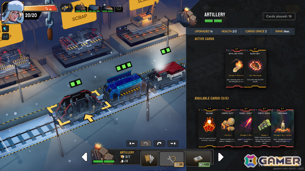 列車で戦うデッキ構築型ローグライト・ストラテジー「Fogpiercer」が配信!多彩なスキルを駆使して邪魔者を突き飛ばし極寒の荒野を駆け抜けろの画像