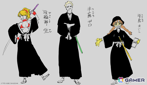 「BLEACH Mirrors High」久保帯人先生が手掛ける新人隊士の珠輪那生（CV：和泉風花）、半藤ギロ（CV：バトリ勝悟）、時島まいこ（CV：篠原侑）が公開！の画像2