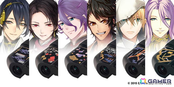「刀剣乱舞ONLINE」×ビクセンによるコラボ双眼鏡が8月3日に発売！三日月宗近ら6振りの刀剣男士をモチーフにした特別モデルの画像2