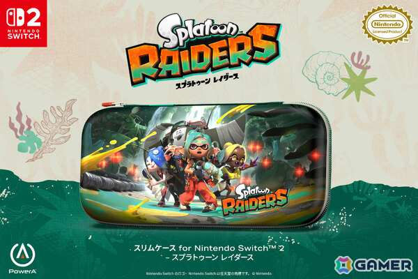 「スプラトゥーン レイダース」デザインのSwitch 2用スリムケースが2026年冬季に発売！本体を立てかけてスタンドとしても使用可能の画像1