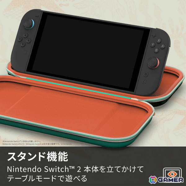「スプラトゥーン レイダース」デザインのSwitch 2用スリムケースが2026年冬季に発売！本体を立てかけてスタンドとしても使用可能の画像6