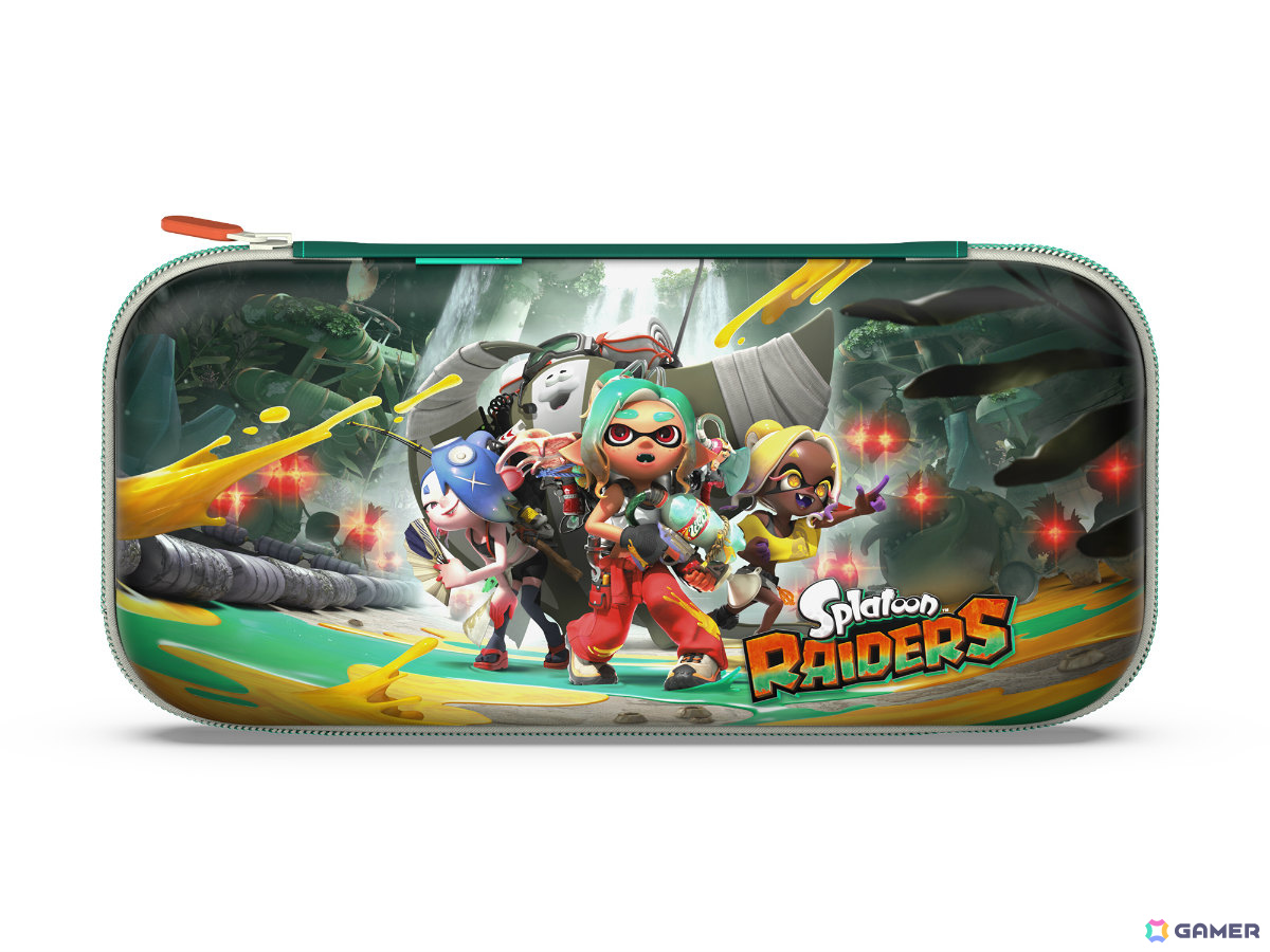 「スプラトゥーン レイダース」デザインのSwitch 2用スリムケースが2026年冬季に発売!本体を立てかけてスタンドとしても使用可能の画像