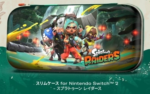 「スプラトゥーン レイダース」デザインのSwitch 2用スリムケースが2026年冬季に発売!本体を立てかけてスタンドとしても使用可能