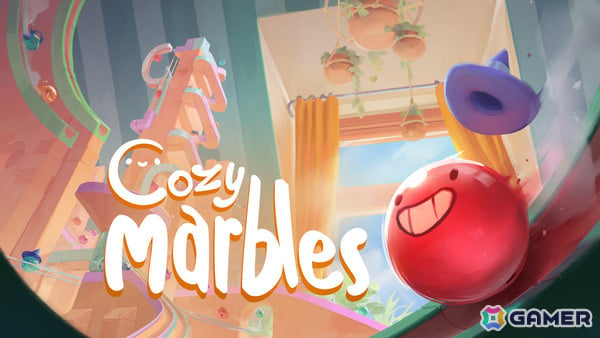 ビー玉転がしシミュレーター「Cozy Marbles ビー玉コロコロ大作戦」の発売日が8月21日に決定！他のプレイヤーが作ったコースをDLすることも可能の画像1