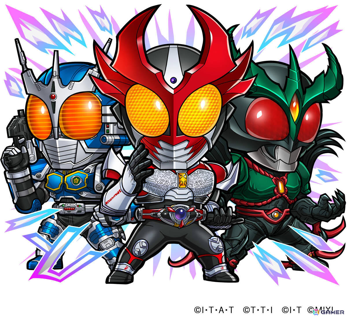 「コトダマン」仮面ライダーコラボ第8弾が開催!ゼッツエクスドリーム、ノクス ミッドナイトシャドウ、ドォーンがゲームコラボに最速参戦の画像