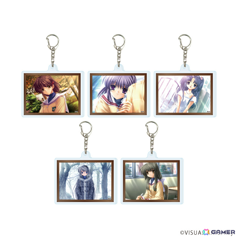 「CLANNAD」公式イラスト&夏制服姿のミニキャライラストがグッズに!メモリーブロックやモバイルアクセサリーケースなどがラインナップの画像