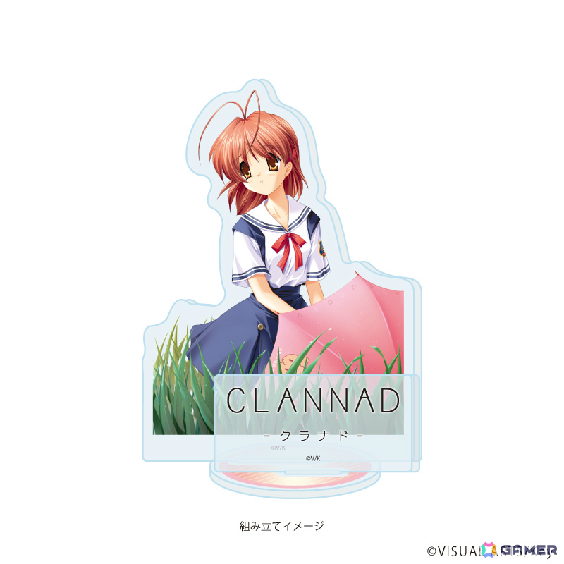 「CLANNAD」公式イラスト&夏制服姿のミニキャライラストがグッズに!メモリーブロックやモバイルアクセサリーケースなどがラインナップの画像