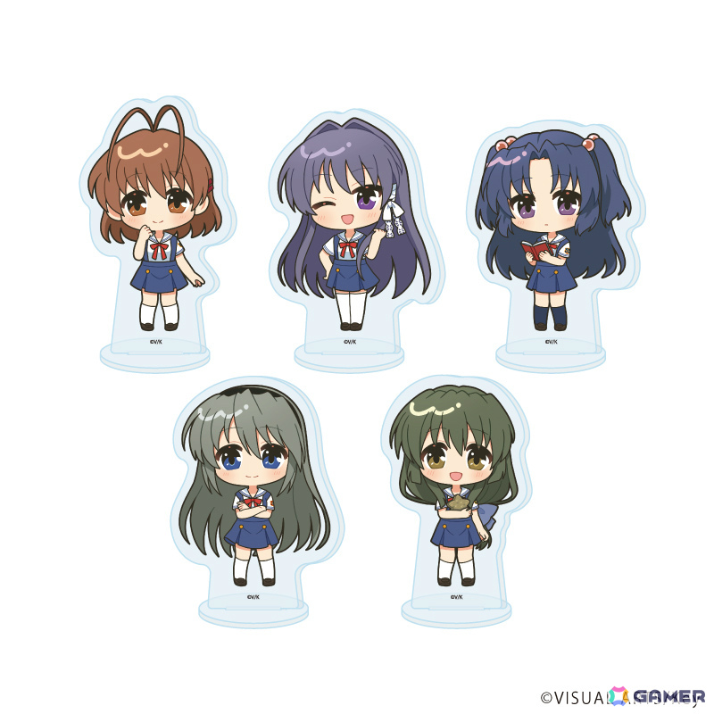 「CLANNAD」公式イラスト&夏制服姿のミニキャライラストがグッズに!メモリーブロックやモバイルアクセサリーケースなどがラインナップの画像