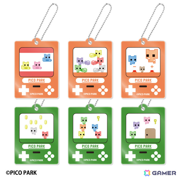 「PICO PARK」のレトロゲーム風キーホルダーが完全キャッシュレスカプセルトイマシン「かぷえぼ」で順次展開！の画像3