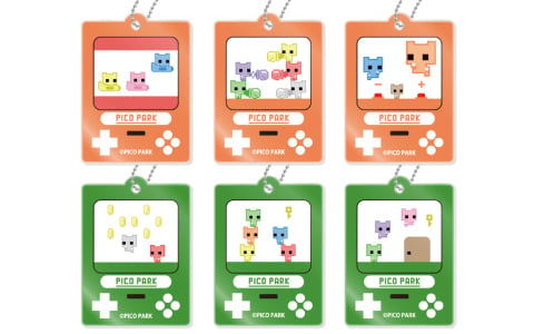 「PICO PARK」のレトロゲーム風キーホルダーが完全キャッシュレスカプセルトイマシン「かぷえぼ」で順次展開!