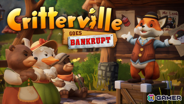 森の住人たちを率いて産業革命を生き抜くタウンライフRPG「Critterville Goes Bankrupt」初のゲームプレイトレーラーが公開！の画像1