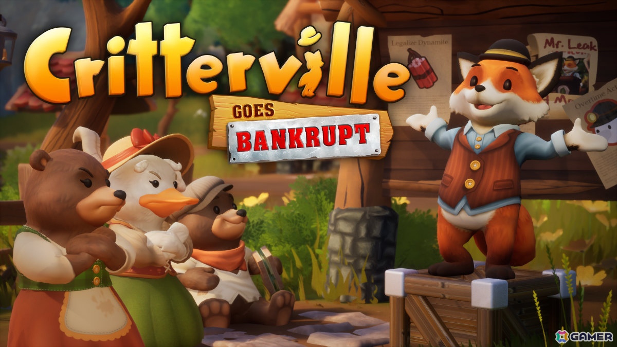 森の住人たちを率いて産業革命を生き抜くタウンライフRPG「Critterville Goes Bankrupt」初のゲームプレイトレーラーが公開!の画像