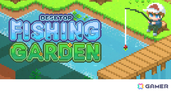 デスクトップの片隅で自分だけの釣り場を育てる放置系フィッシング箱庭ゲーム「Desktop Fishing Garden」Steamページが公開！の画像1