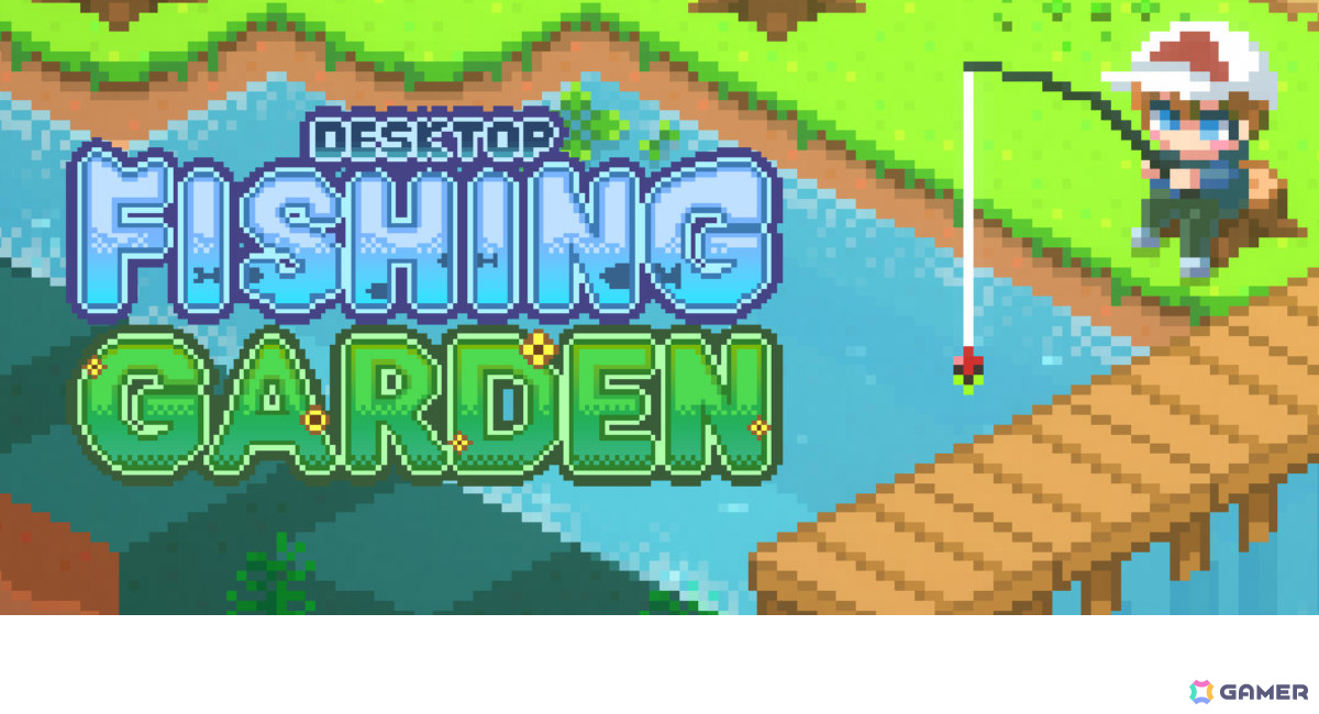 デスクトップの片隅で自分だけの釣り場を育てる放置系フィッシング箱庭ゲーム「Desktop Fishing Garden」Steamページが公開!の画像