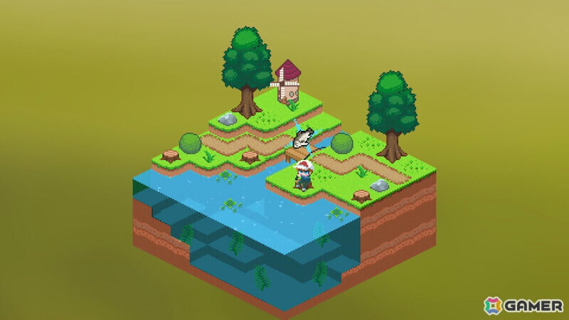 デスクトップの片隅で自分だけの釣り場を育てる放置系フィッシング箱庭ゲーム「Desktop Fishing Garden」Steamページが公開！の画像3