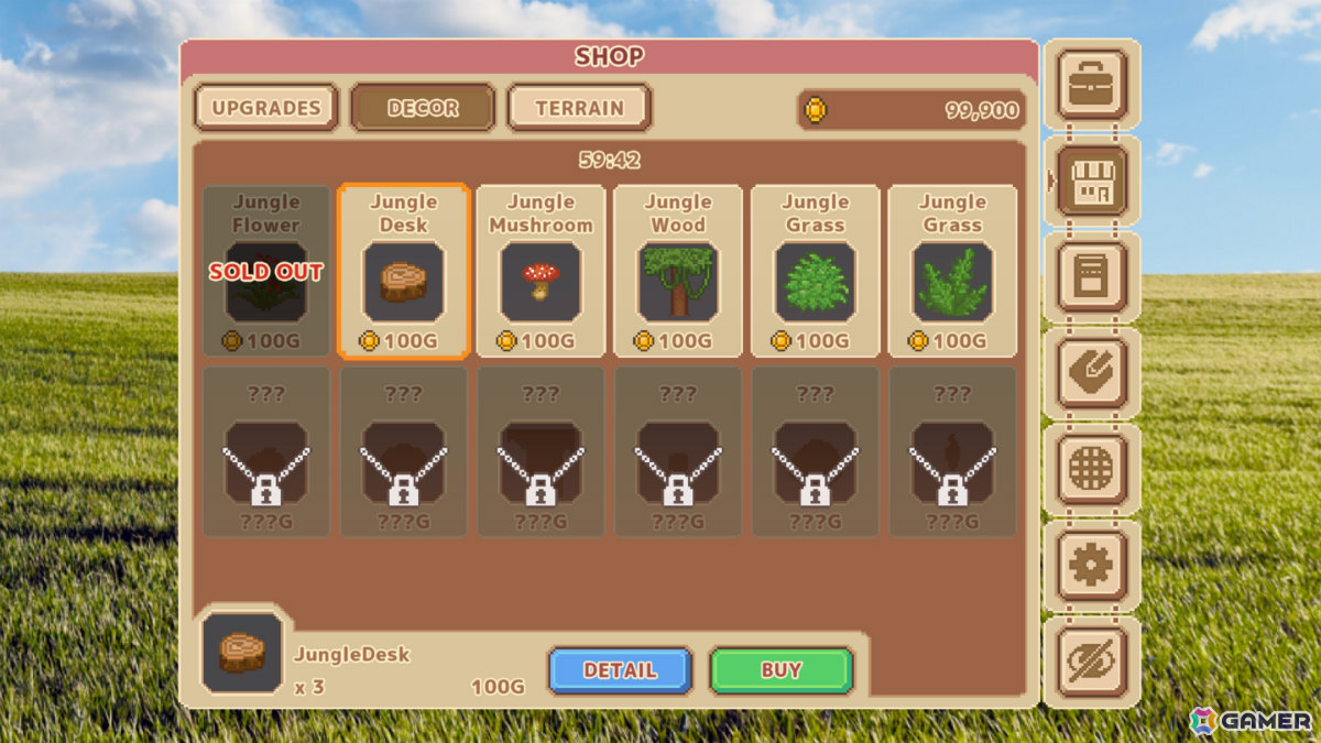 デスクトップの片隅で自分だけの釣り場を育てる放置系フィッシング箱庭ゲーム「Desktop Fishing Garden」Steamページが公開！の画像4