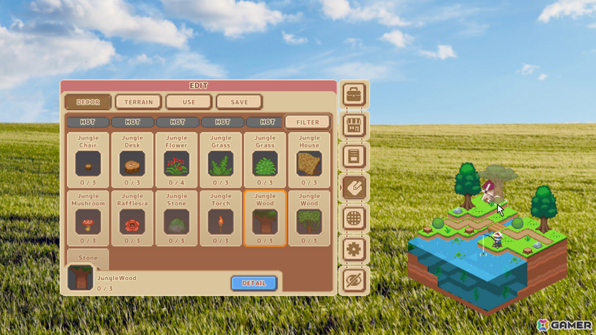 デスクトップの片隅で自分だけの釣り場を育てる放置系フィッシング箱庭ゲーム「Desktop Fishing Garden」Steamページが公開！の画像7