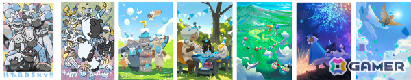 「Sky 星を紡ぐ子どもたち」7周年を記念して描き下ろしバースデーカード＆地域限定「ご当地マナティ」ステッカーの販売がローソンプリントで開始！の画像2