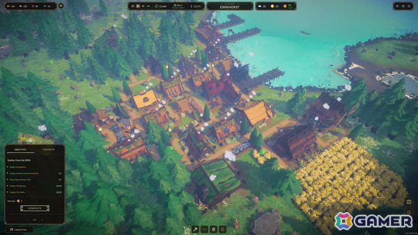 北欧風の街づくりゲーム「Thveit」が発表!人間と神話の生き物が共に暮らす道を模索しながら活気あるコミュニティを築き上げようの画像