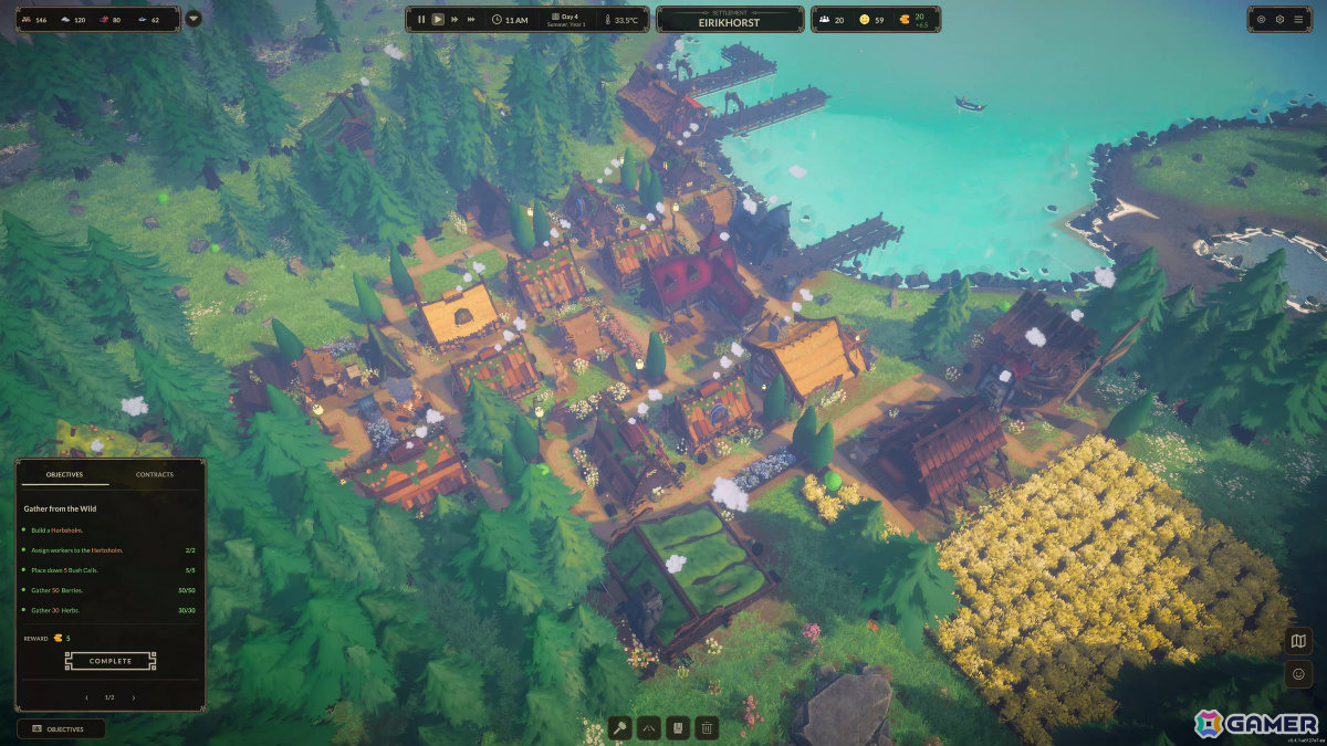 北欧風の街づくりゲーム「Thveit」が発表！人間と神話の生き物が共に暮らす道を模索しながら活気あるコミュニティを築き上げようの画像18