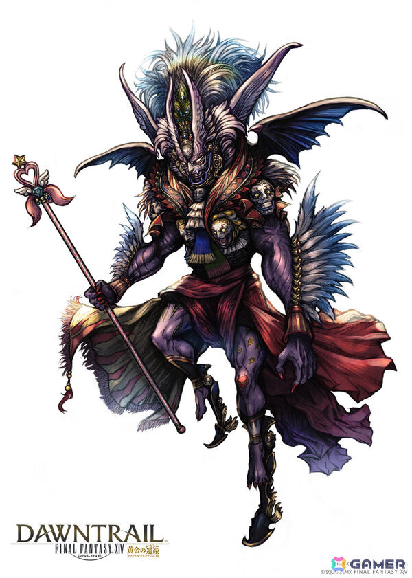 「FFXIV」絶妖星乱舞に登場するケフカ・イマジナリーのアートが公開！デザインは野村哲也氏が担当の画像1