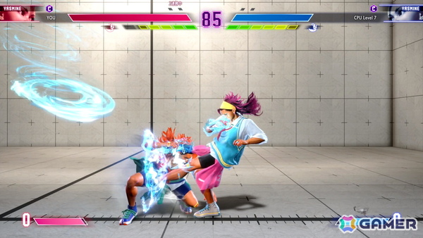 「ストリートファイター6」新キャラ・ヤスミンの先行プレイ動画を公開！ガード有利の突進技と戻ってくる飛び道具で相手を攪乱するインファイターの画像7