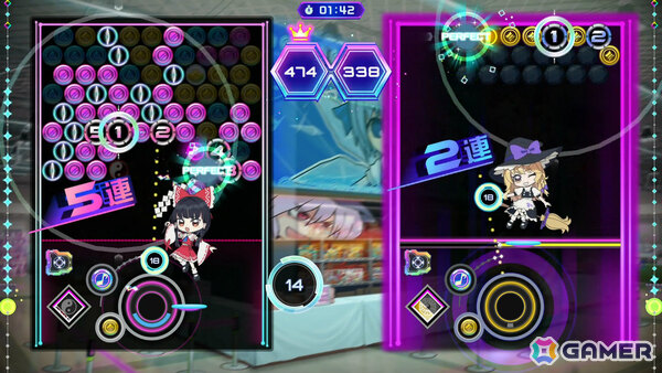 「QQQbeats!!!」タイトー・KOTARO TODA（ZUNTATA）氏による初の東方アレンジ曲「鬼躍る刻」など4曲が無料アップデートで追加！の画像