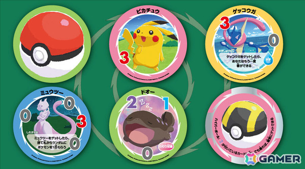 カードを飛ばしてポケモンをゲット！ボードゲーム「ポケモンシュシュシュ！」が7月30日に発売の画像5