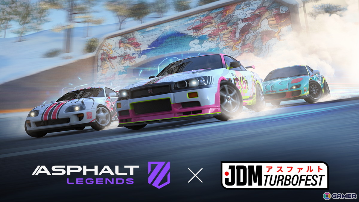 「アスファルト:Legends」日本テーマのシーズン「Touge Masters」が配信！富士山が象徴的な新コースや日産 スカイライン GT-R R34などが登場の画像
