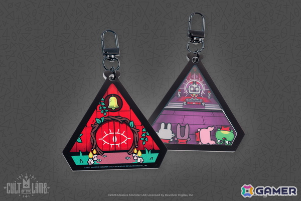 「Cult of the Lamb」のデスクマットとシャカシャカキーホルダーがFangamer Japanより発売！の画像4