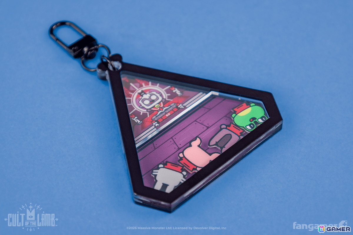 「Cult of the Lamb」のデスクマットとシャカシャカキーホルダーがFangamer Japanより発売！の画像