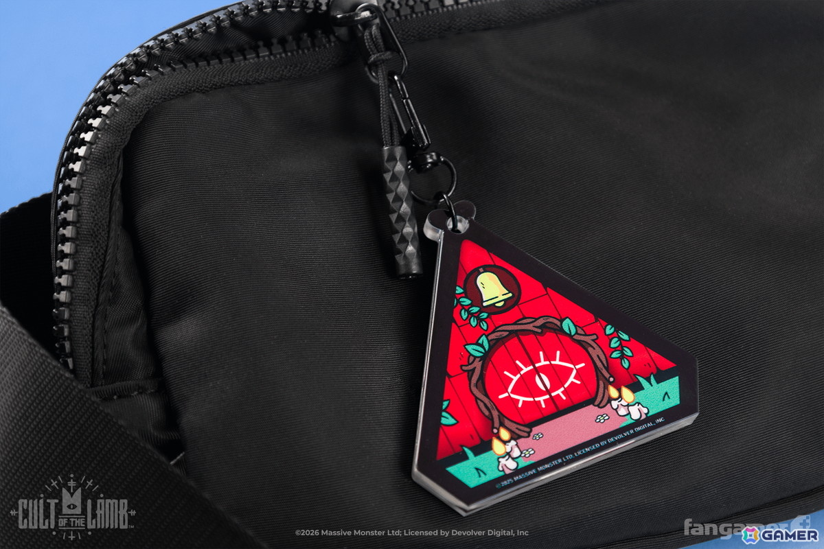 「Cult of the Lamb」のデスクマットとシャカシャカキーホルダーがFangamer Japanより発売！の画像